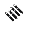 MELO Tech Klett-Kabelgurt mit Karabinerhaken 40 x 3,8 cm 4er Pack
